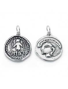 18K COLGANTE MONEDA RUSADDIR 20MM.(MELILLA)