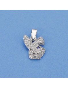 18K COLGANTE CONEJITO. 13 X 11 MM.