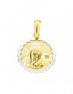 Medalla Bicolor Virgen