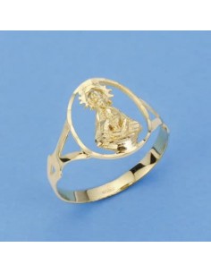 18K SORTIJA ORO AMARILLO VIRGEN TISCAR