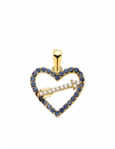 Corazon Circonita Azules 2