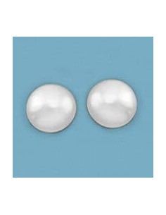 18K PENDIENTES PERLA JAPONESA 11 MM. PRESION