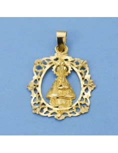 18K MEDALLA VIRGEN DE GUADALUPE 25 X 20 MM