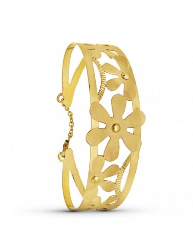 Pulsera Rigida Flores