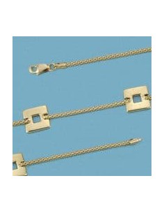 18K PULSERA COREANA Y MOTIVO. 4,75 GRS.