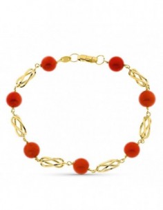 Pulsera Jaula Coral