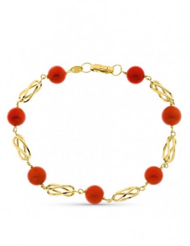 Pulsera Jaula Coral
