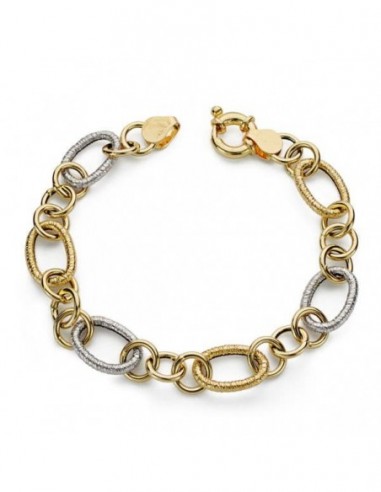 Pulsera Bicolor Hueca