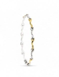 Pulsera Estampada Plata