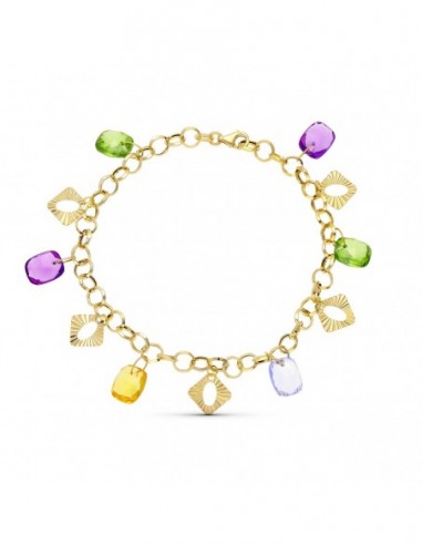 Pulsera Piedras Color