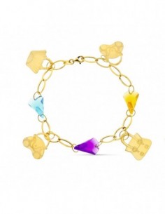 Pulsera Piedras Colores