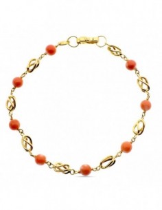 Pulsera Jaulas Coral
