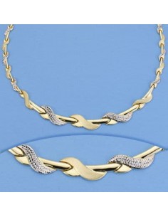 18K GARGANTILLA ESTAMPACIÓN. 16.50 GRS. 45 CM.