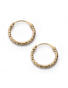 18K AROS LIGEROS CUADRADOS 13 X 1.30 MM.