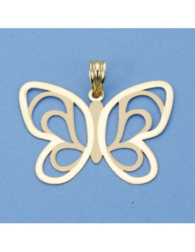 18K COLGANTE LASER MARIPOSA. 32 X 24 MM.