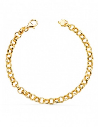 Pulsera Rolo Hueca