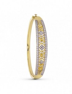 Pulsera Rigida Bicolor