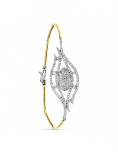 Pulsera Bicolor Circonita
