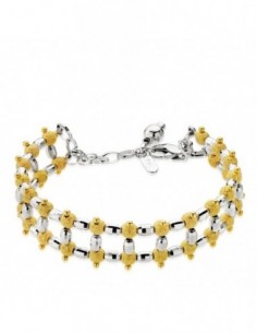 Pulsera Bicolor Bolitas