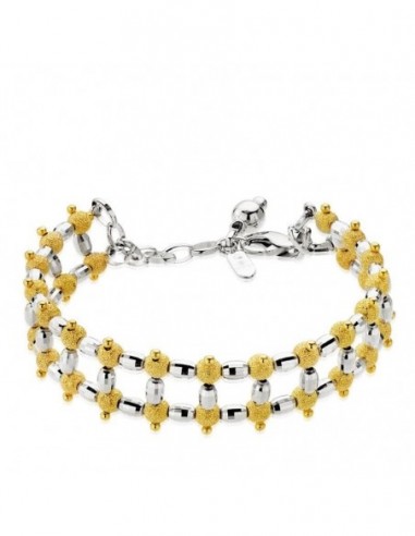 Pulsera Bicolor Bolitas