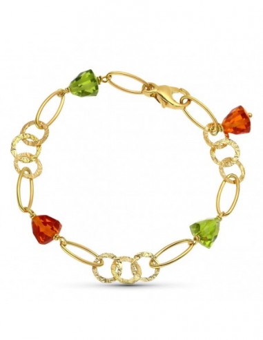 Pulsera Piedras Color
