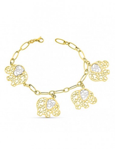 Pulsera Bicolor Elefantes