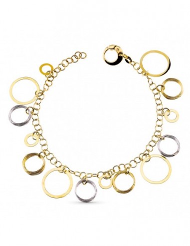 Pulsera Bicolor Aritos