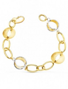 Pulsera Bicolor Eslabones