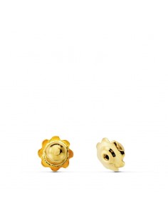 18K FORNITURA ORO AMARILLO TUERCA