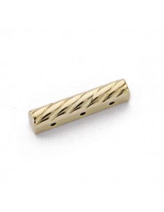 18K FORNITURA SEPARADOR GARGANTILLA ORO AMARILLO 17X3 MM