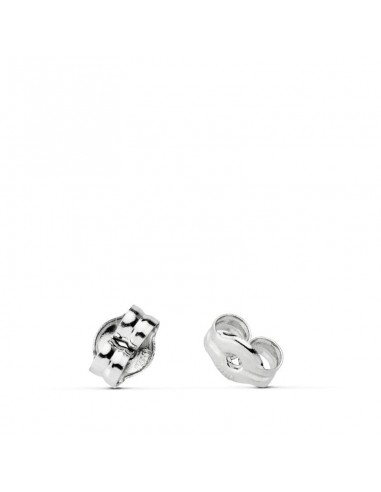 18K FORNITURA PRESION ORO BLANCO