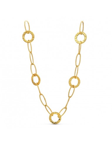 18K GARGANTILLA ORO AMARILLO ESLABONES