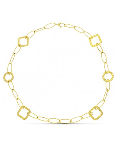 18K GARGANTILLA ORO AMARILLO ESLABONES  45CM