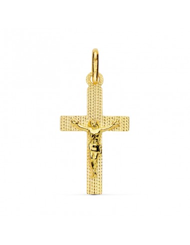 18K CRUZ CON CRISTO. 23 X 13 MM.