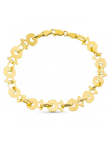 18K PULSERA ORO AMARILLO OSO LONGITUD 20CM