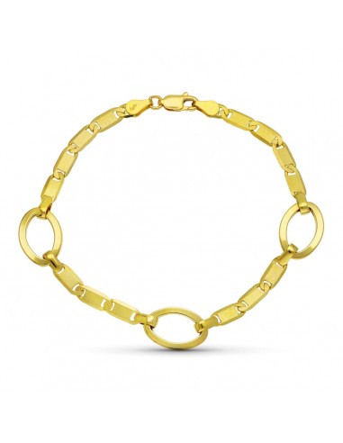 18K PULSERA ORO AMARILLO ESLABONES