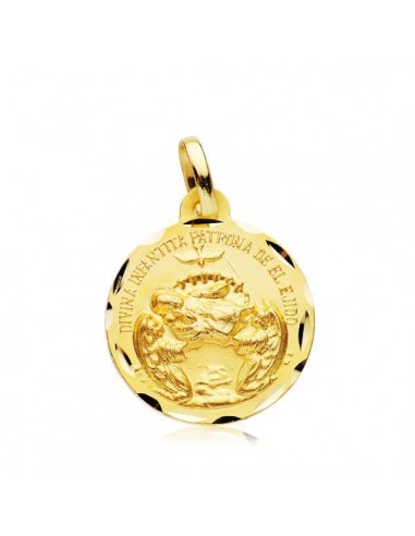 18K MEDALLA ORO AMARILLO DIVINA INFANTITA 18 MM
