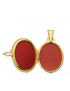 18K GUARDAPELO DIJE PORTAFOTOS FLOR CIRCONITA. 22 X 19 MM. 2