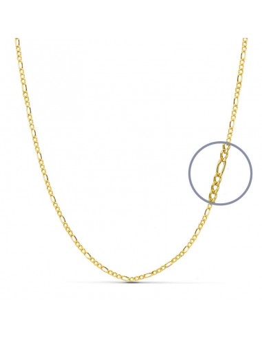18K CADENA ORO AMARILLO CARTIER 40CM HUECA 1.5 MM