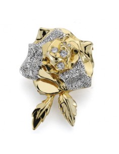 18K ALFILERROSA BICOLOR CIRCONITAS