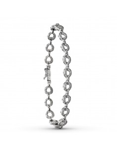 18K PULSERA ORO BLANCO CIRCONITAS