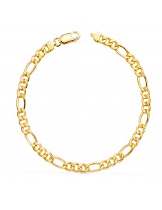 18K PULSERA ORO AMARILLO CARTIER 3X1 ANCHO: 4 75 MM LARGO: 19CM