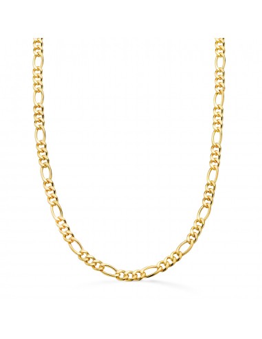 18K CADENA ORO AMARILLO HUECA ESLABON TIPO CARTIER ANCHO 4.5 MM LARGO 60CM