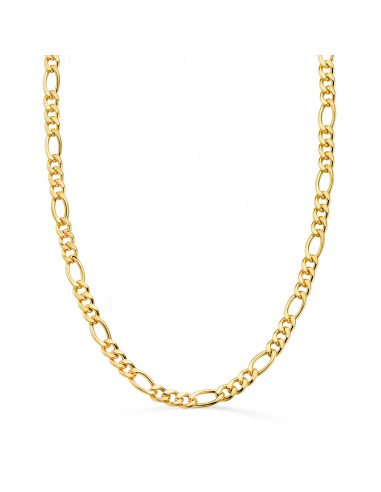18K CADENA ORO AMARILLO HUECA ESLABON TIPO CARTIER ANCHO 5.5 MM LARGO 60CM