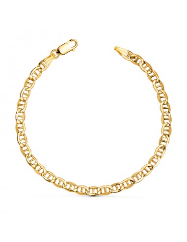 18K PULSERA ORO AMARILLO ANCLA HUECA ANCHO: 4 2 MM LARGO: 19CM