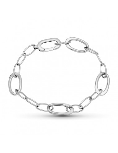 18K PULSERA ORO BLANCO 19.5 CM