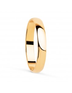 18K ALIANZA ORO AMARILLO LISA BRILLO. ANCHO: 3 5 MM