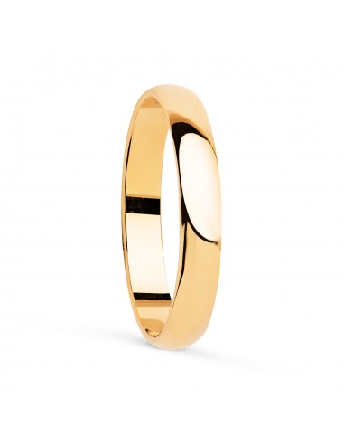 18K ALIANZA ORO AMARILLO LISA BRILLO. ANCHO: 3 5 MM