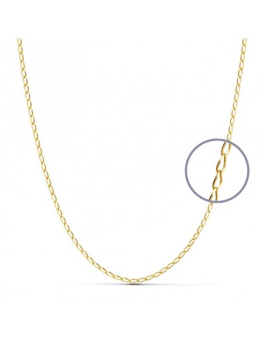 18K CADENA ORO AMARILLO MACIZA BILBAO. LARGO: 60CM. ANCHO: 1 2 MM