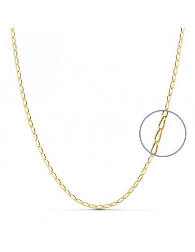18K CADENA ORO AMARILLO MACIZA BILBAO 60CM 2 MM